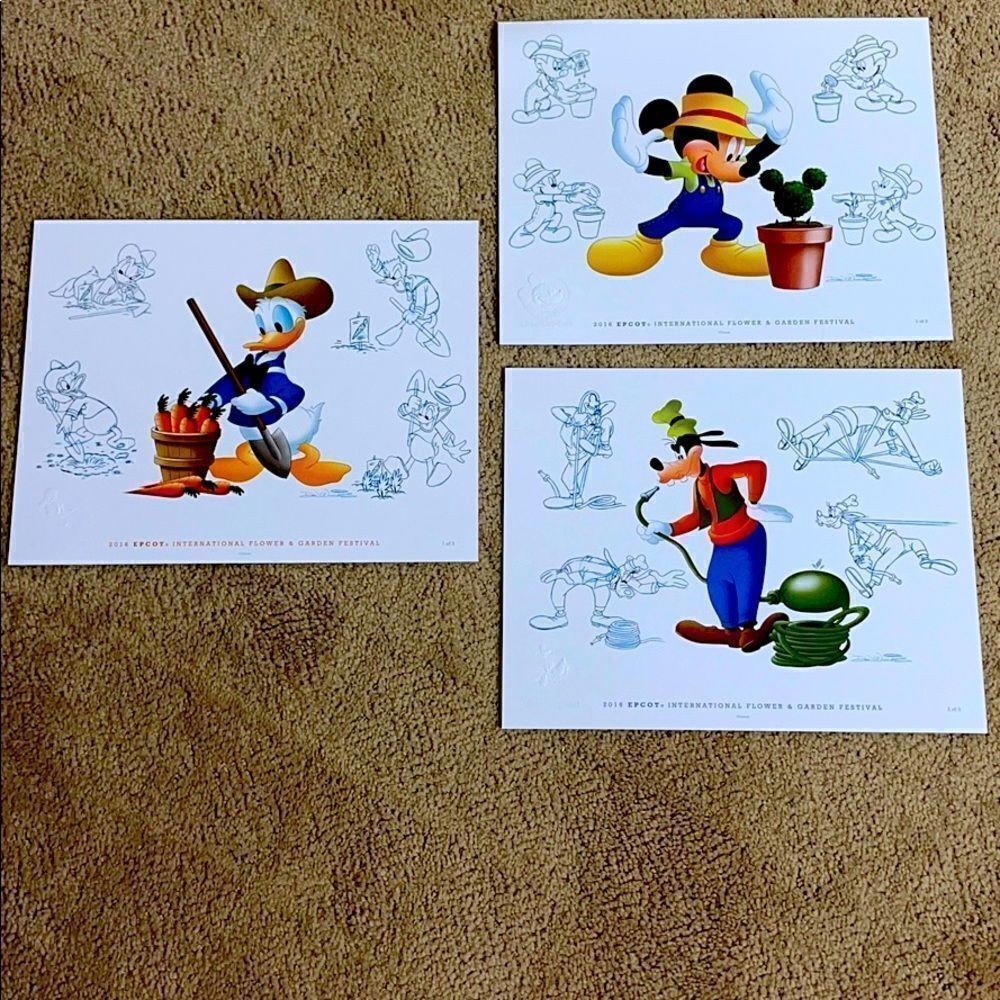 COPY - Set of 3 Disney Prints